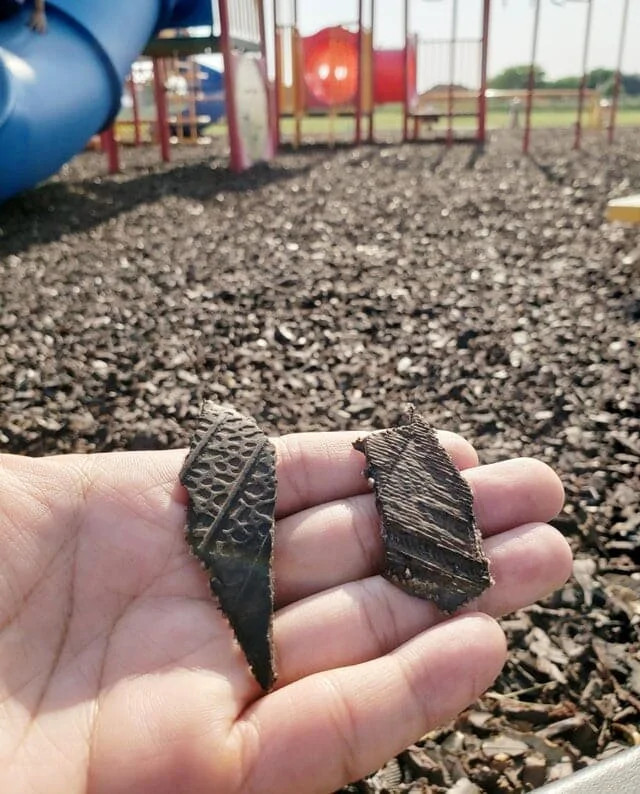 Playgrounds Made from Recycled Tires Our local playground is a great example of sustainability. It's covered with recycled tires, making it safe, durable, and a brilliant way to keep waste out of landfills.