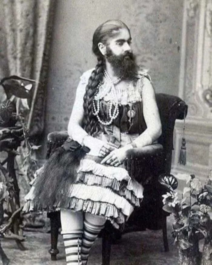 Annie Jones, The Bearded Lady: A unique story of Annie Jones, who spent her life in the circus after being "sold" by her mother at the tender age of three. She passed away in 1902.