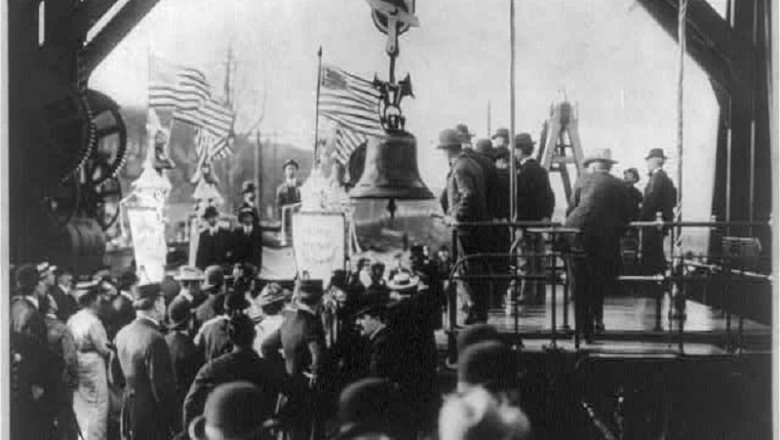 Transporting a Historic Bell: From Truck to Train in San Luis After the 1904 Exposition